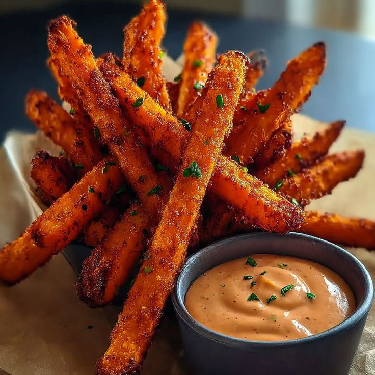 Frytki z Batatów z Piekarnika